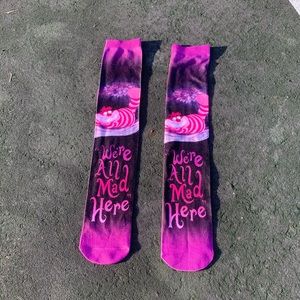 Mad hatter Disney socks